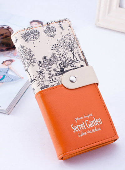 Leather Wallet Women Wallets Ladies Card Purse Clutch 