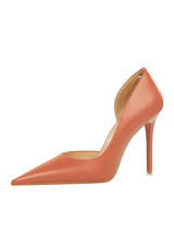 Shallow Pointed Hollow Shoes