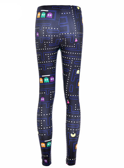 Print Pants Fitness Legging Woman Leggings 