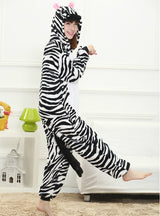 Zebra Costume Pajamas Sleepwear Onesie 