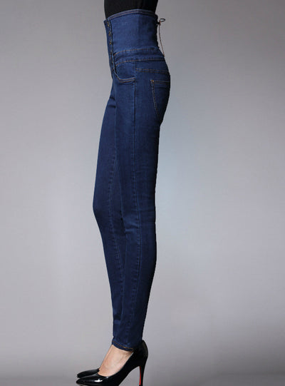 Women Denim Cotton Large Pants Oversize Trousers 