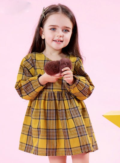 Long Sleeve Flowers Printing Design for Children