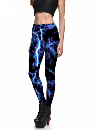 Leggings Digital Print Pants Trousers Stretch Pants Drop 