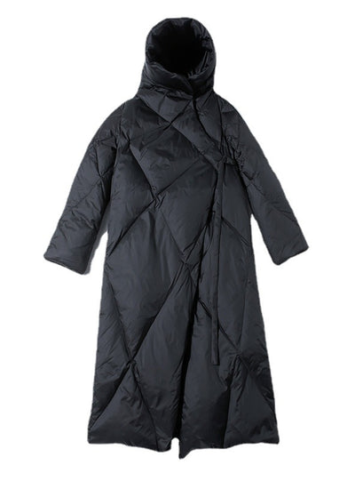 Thick White Duck Down Outdoor Long Down Jacket