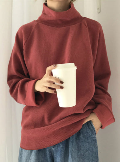 Women Sweater Casual Loose Long Batwing Sleeve