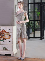 Magic Beads Short Party Dress