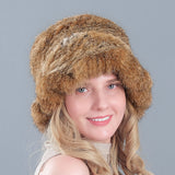 Rabbit Fur Hat Ear Protection Fisherman Hat