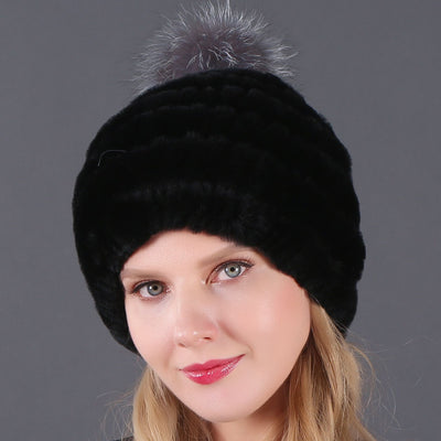 Fur Warm Wool Ball Hat Wool Hat