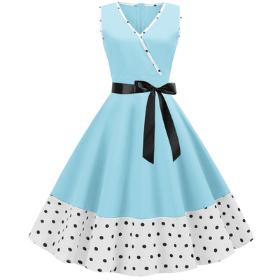 Retro 1950S Polka Dot Dress