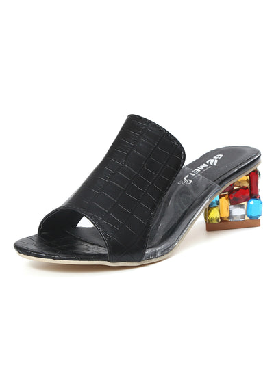 Summer Slippers Shoes Women High Heels Sandals 