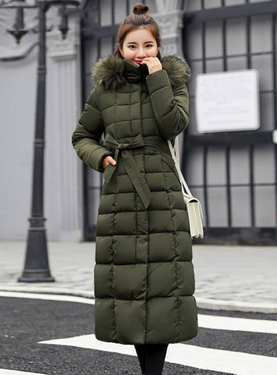 Women Winter Jacket Cotton Padded Warm Thicken