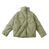 Small Padded Stand-collar Down Jacket Coat