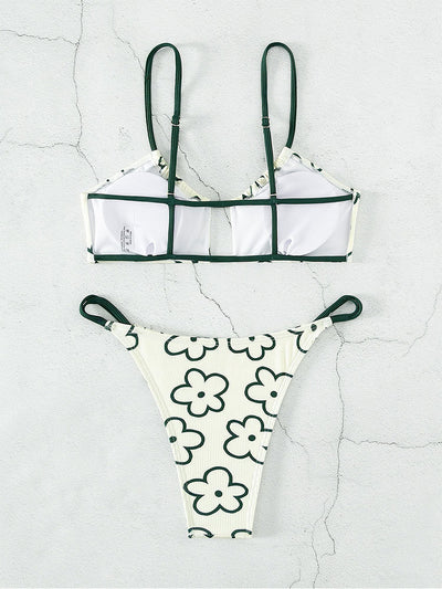 Sexy Floral Beach Bikini