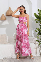 Bohemian Print Straps Dress