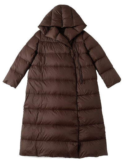 Thick and Long Ankle Knee-length Down Jacket