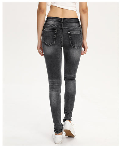 Slim-fit Personality Broken Pencil Pants