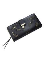 Women Wallet Leather Card Coin Holder Money Clip 