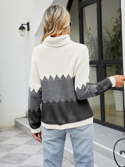 Women Pullover Lapel Sweater