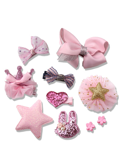 1 set=10pcs Sweet Hairpins Girls Hair Accessories 