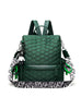 Embroidered Oxford Casual Backpack