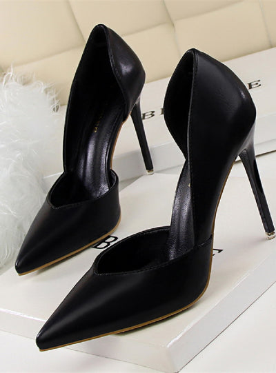 Ultra-high Heel Shallow Mouth Pointed Shoes