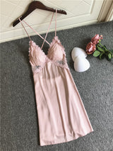 Silk Ice Silk Lace Nightdress