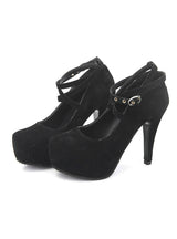 Pumps High Heels Ankle Strap Shoes Stiletto Heel 