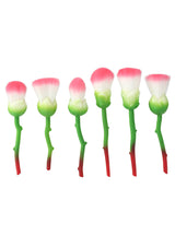 6pcs Rose Flower Makeup Brushes Set Blush