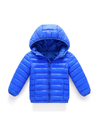Boys Girls Thin Down Cotton Coat Baby Kids
