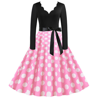 Party Casual Polka Dot Dress