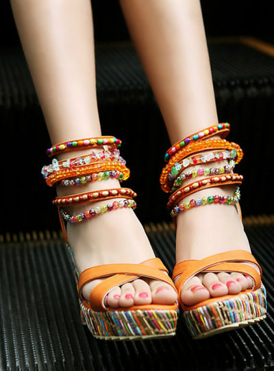 Woman Sandals Shoes Bohemian Sandals Comfortable