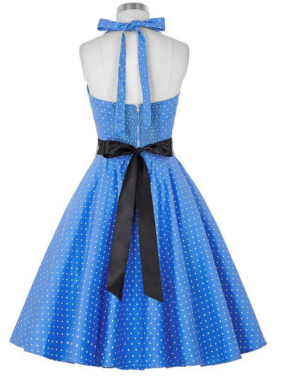 Retro 50s Slim Big Swing Dress