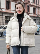 Women Coat Loose Cotton-padded Short Jackets 