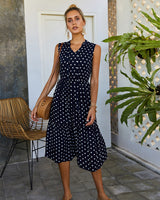 Wave Point Sexy Long Dress