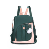 Waterproof Oxford Fabric Contrasting Color Backpack