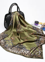 Scarf Women Brand Silk Scarfs Foulard Square 
