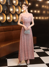 Crystal Sequined Fishtail Gown