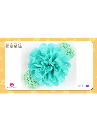 Flower Elasticity Width Elastic Hair Band Kids Flower