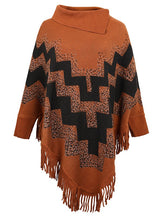 Loose Tassel Sweater Shawl Cloak