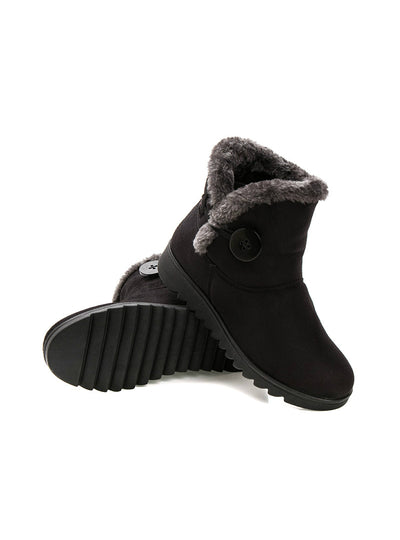 Winter Women Boots Flock Warm Ankle Snow Boots