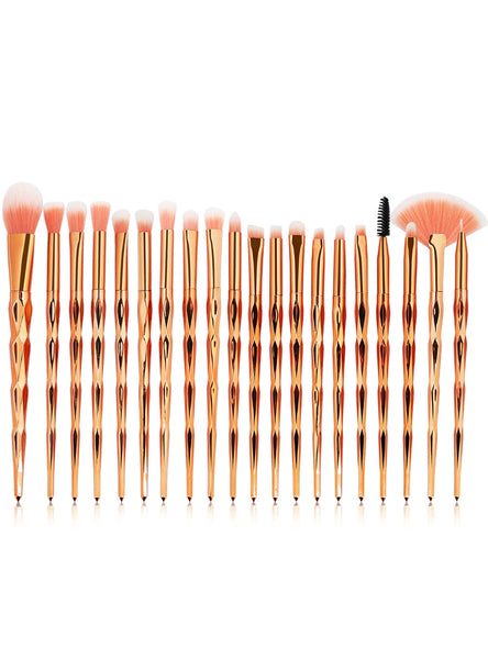 20Pcs Diamond Makeup Brushes Set Powder Eye Shadow 