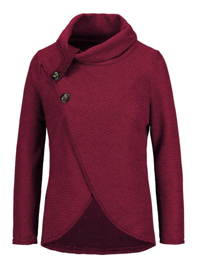 Warm Sweater Long-Sleeve Elastic Sweater Female