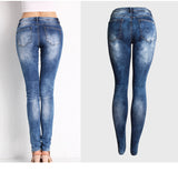 Slim Stretch Holes Jeans