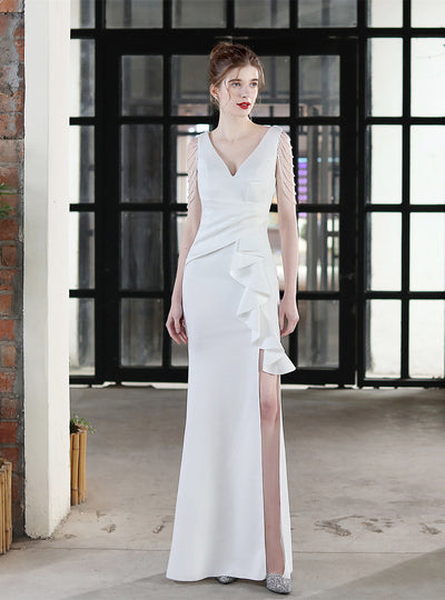 Long Sling Banquet Slim Fishtail Dress
