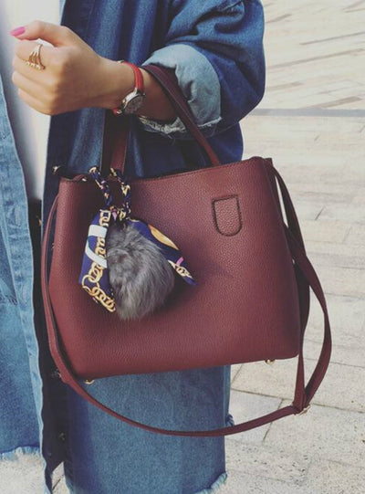 Pattern Soft PU Leather Women Handbag Shoulder Bag