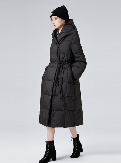 White Duck Down Loose Winter Warm Coat