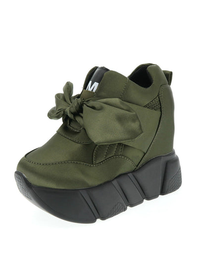 Women High Heel Wedge Shoes Woman Increased Internal 