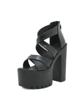 High-heeled Thick-soled Waterproof Platform Shoes