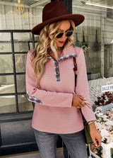 Women's Winter Stitching Top