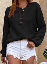 Solid Color Turtleneck Knitted Sweater